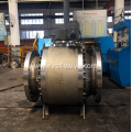 3PCS Cast Steel Body Trunnion Mounted Ball Valve